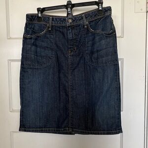 Banana Republic Blue Denim Skirt Size 6
